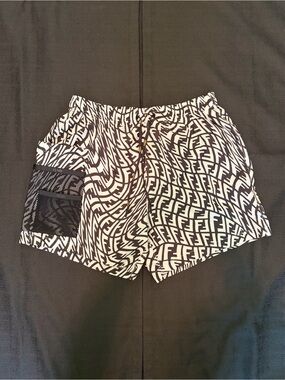 Fendi FF Vertigo Swim Shorts
'Black/White'